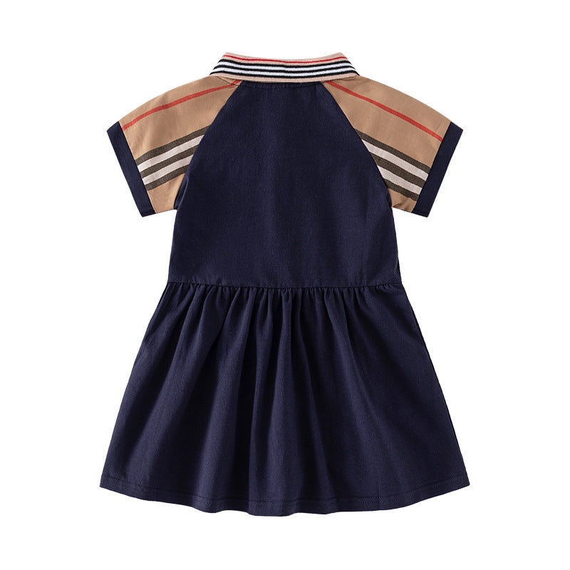 Vestido Infantil Golinha Bulberry