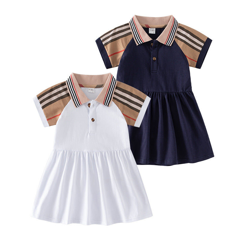 Vestido Infantil Golinha Bulberry