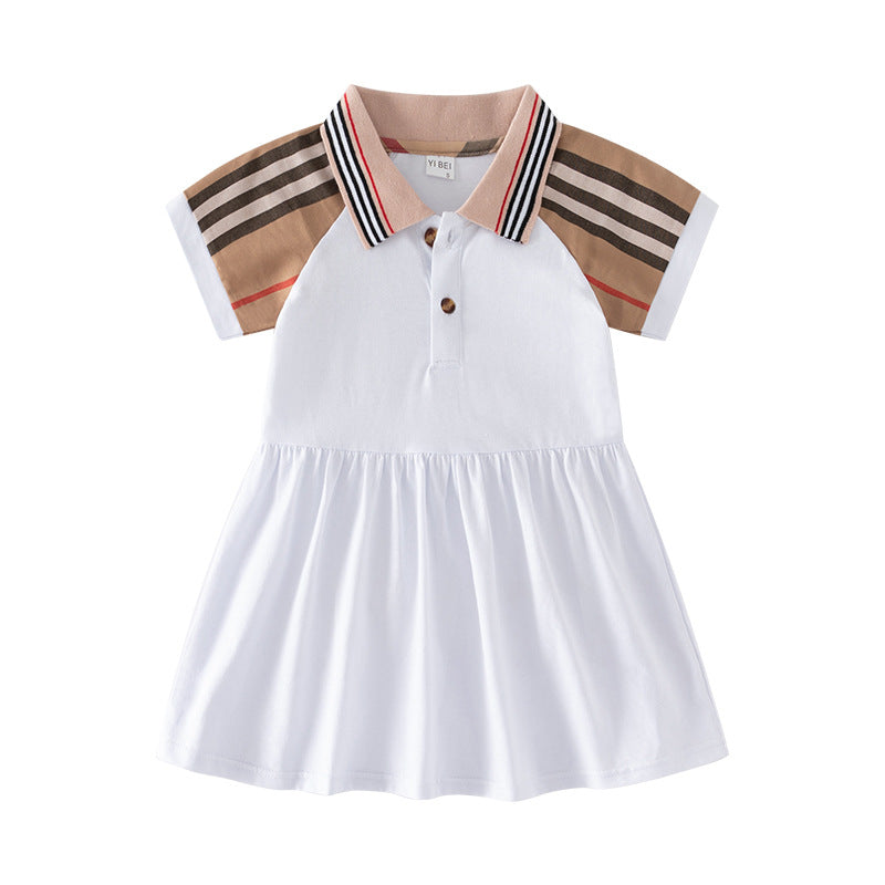 Vestido Infantil Golinha Bulberry