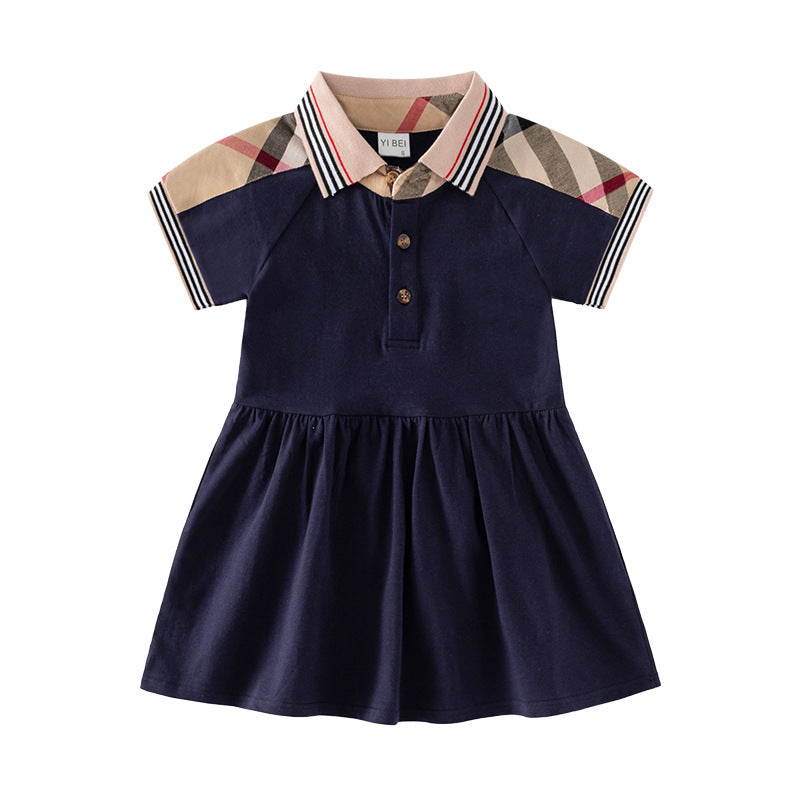 Vestido Infantil Golinha Bulberry