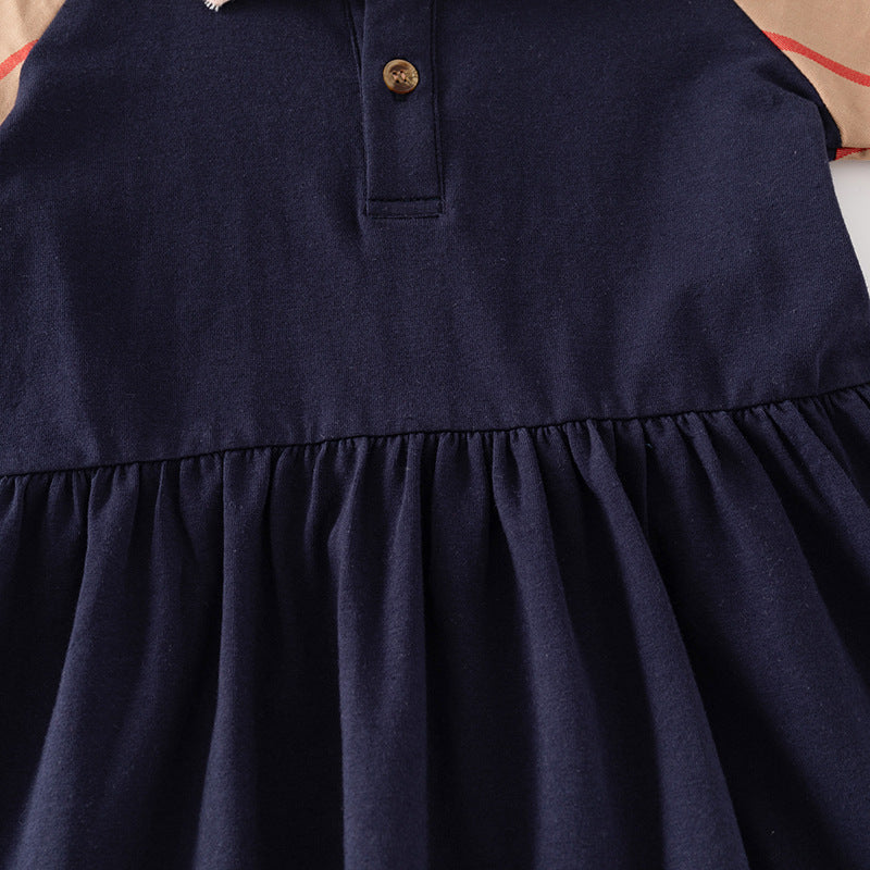 Vestido Infantil Golinha Bulberry