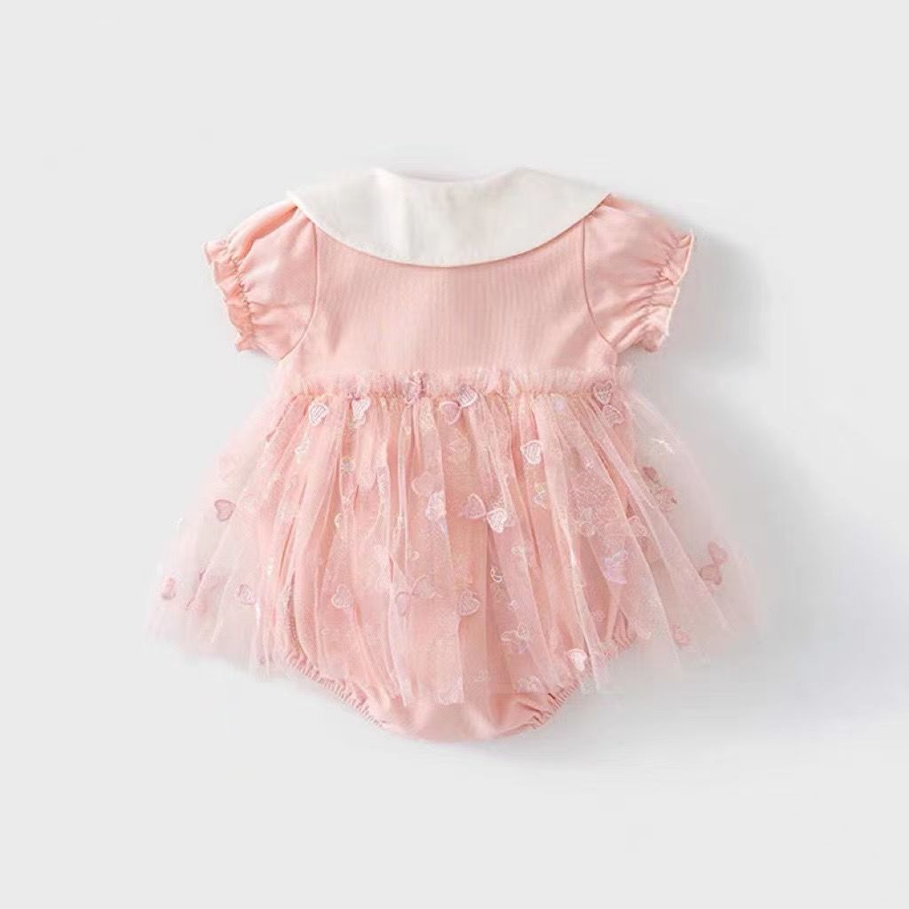 Body Infantil Feminino Gola Laçinho