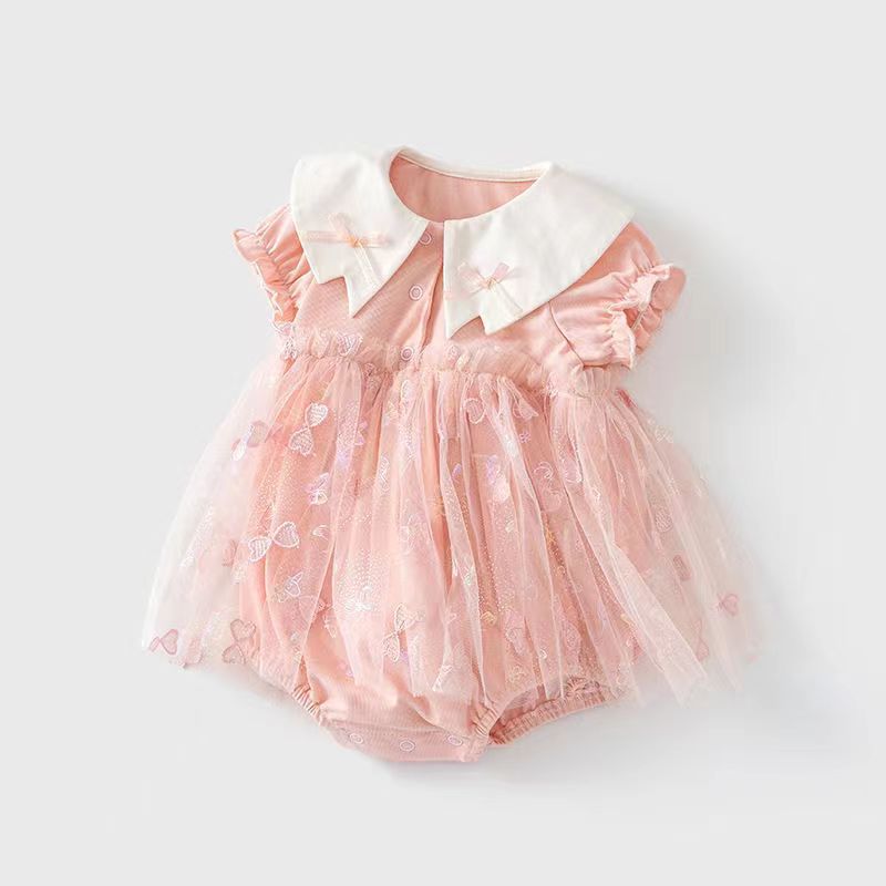 Body Infantil Feminino Gola Laçinho