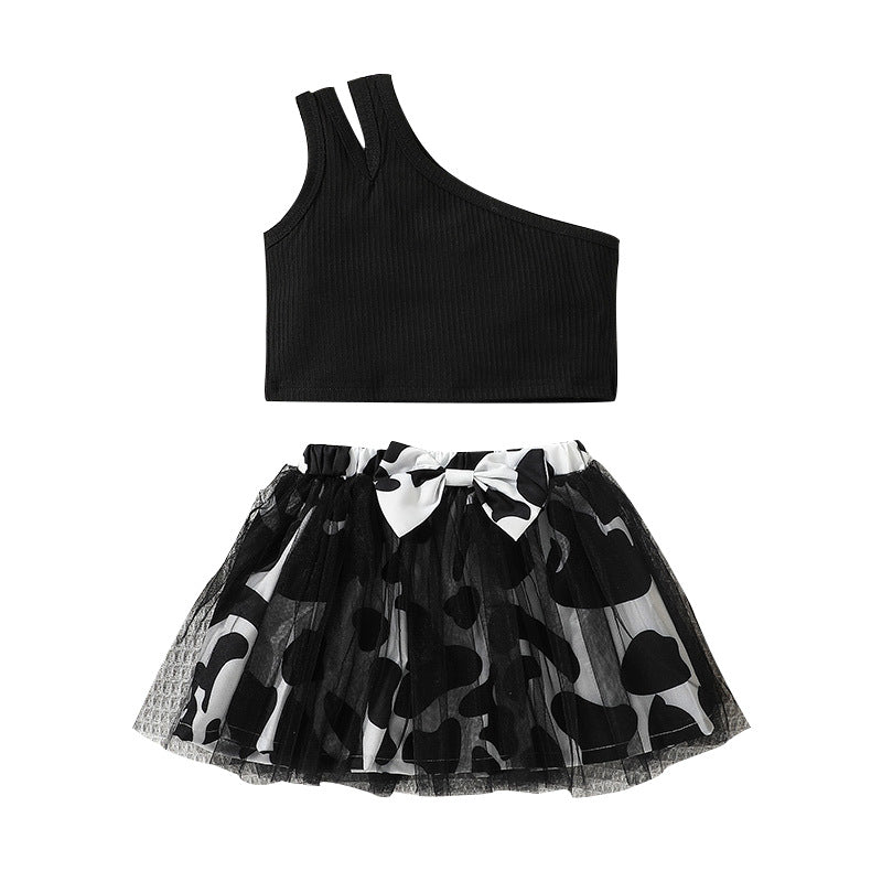 Conjunto Infantil Feminino Preto Onçinha