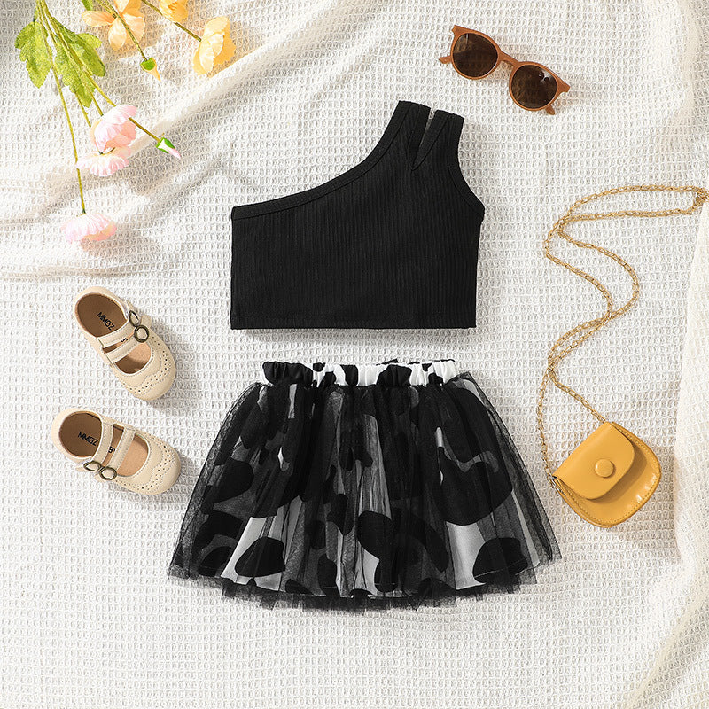 Conjunto Infantil Feminino Preto Onçinha