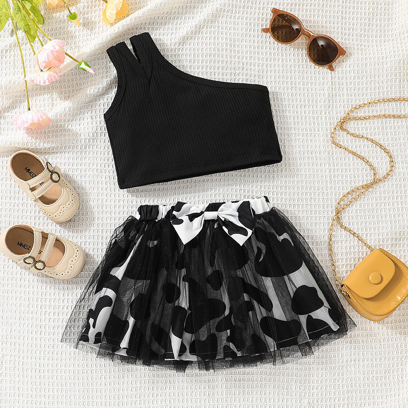 Conjunto Infantil Feminino Preto Onçinha