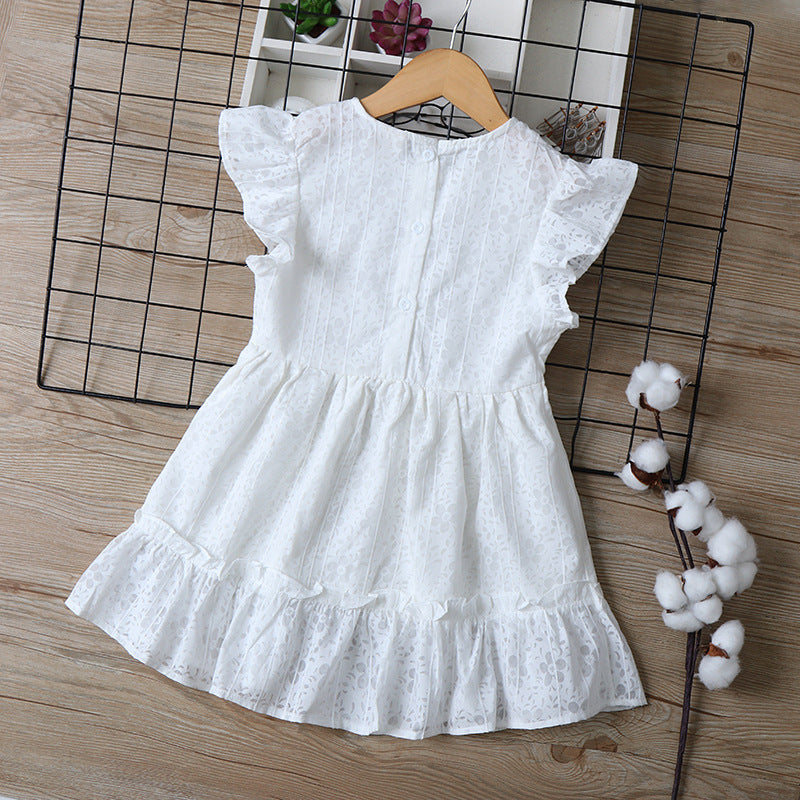 Vestido Infantil Verão Branco