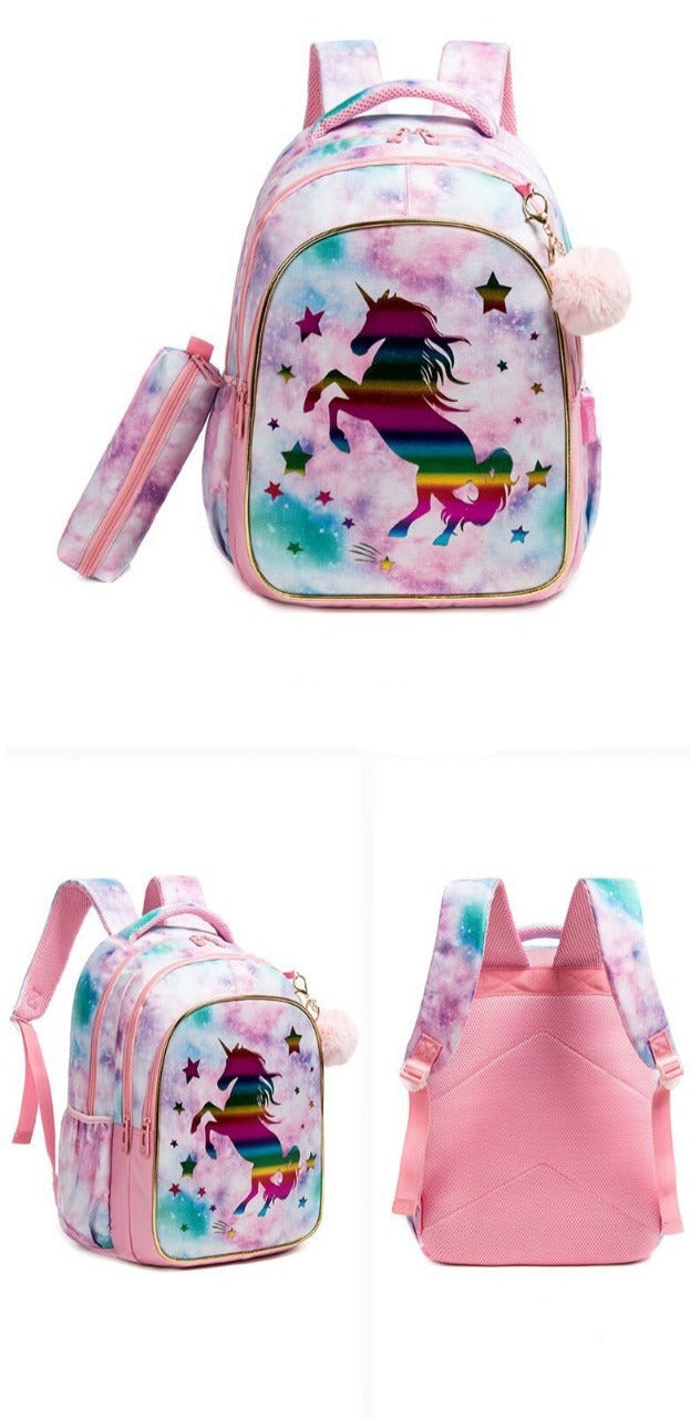 Mochila Infantil 3 Divisórias Estampas