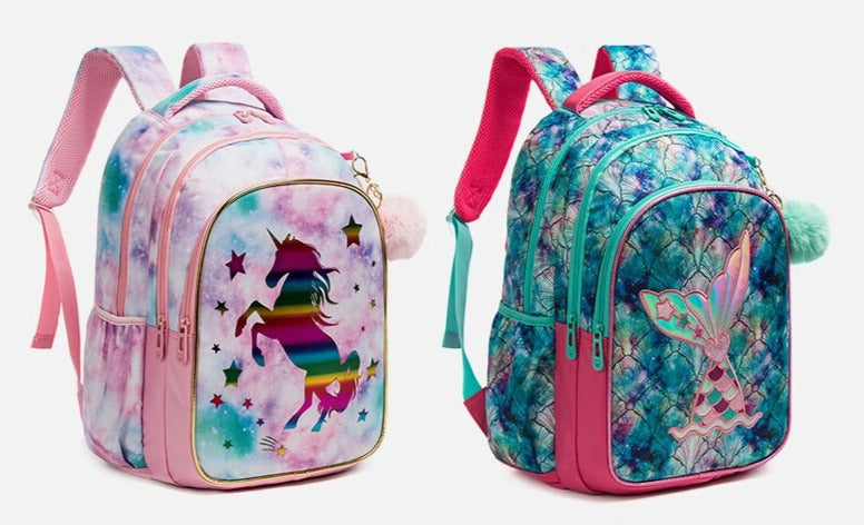 Mochila Infantil 3 Divisórias Estampas