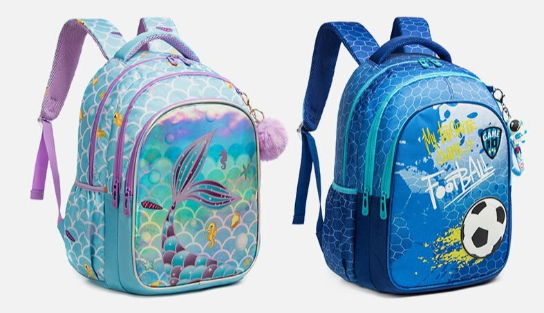 Mochila Infantil 3 Divisórias Estampas