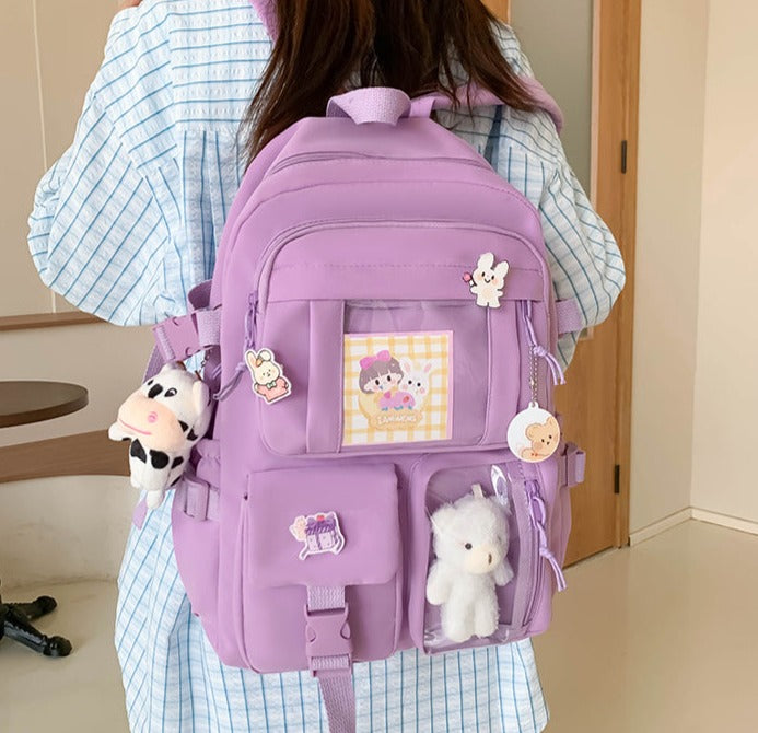 Mochila Infantil Bolsos Ursinho