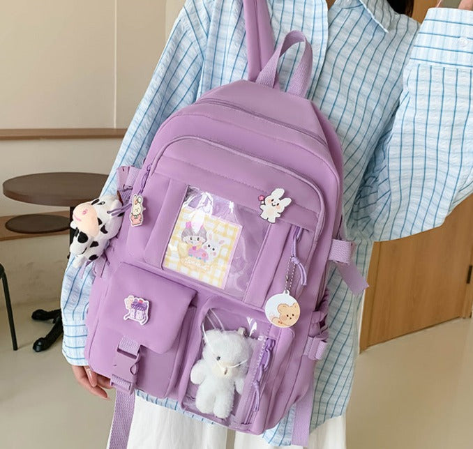 Mochila Infantil Bolsos Ursinho