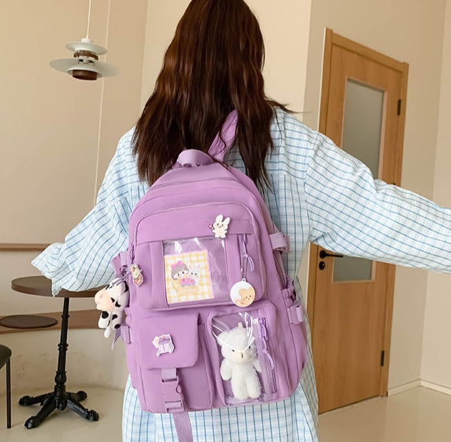 Mochila Infantil Bolsos Ursinho