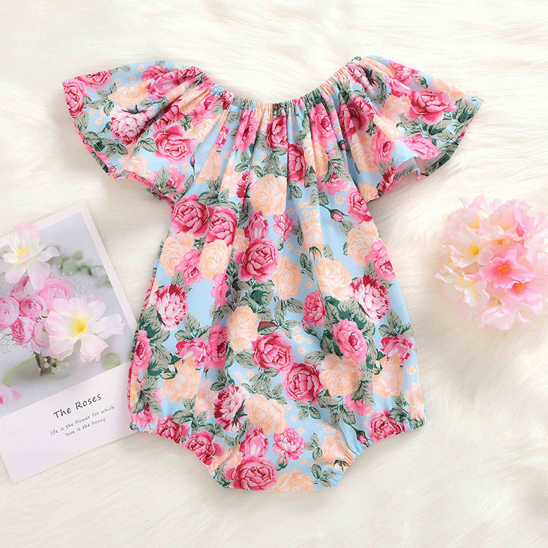 Body Infantil Feminino Floral