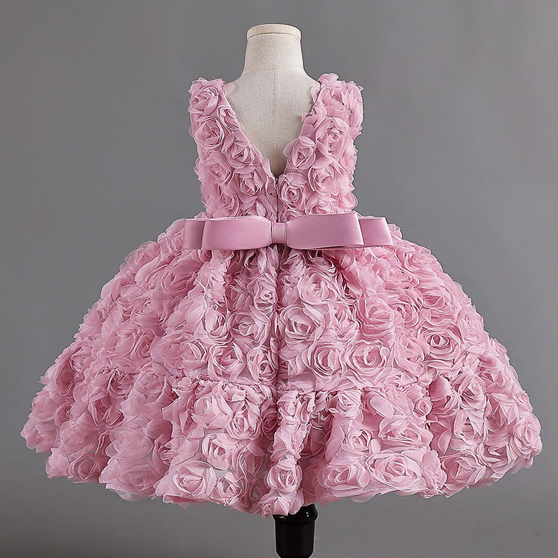 Vestido Infantil Flores