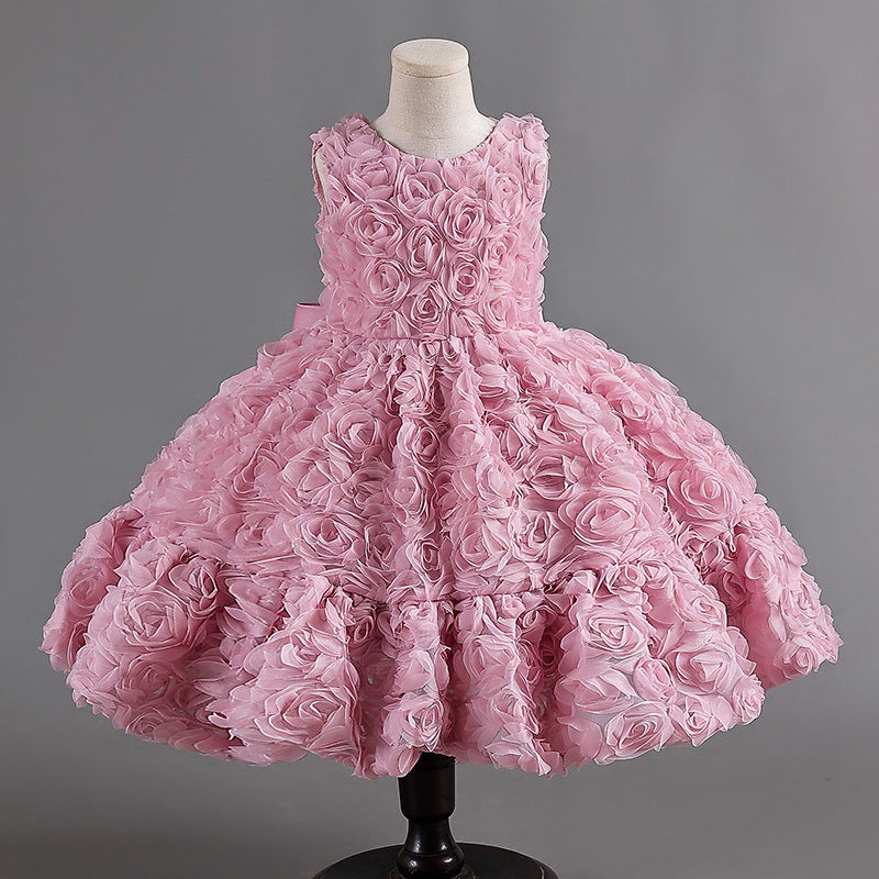 Vestido Infantil Flores