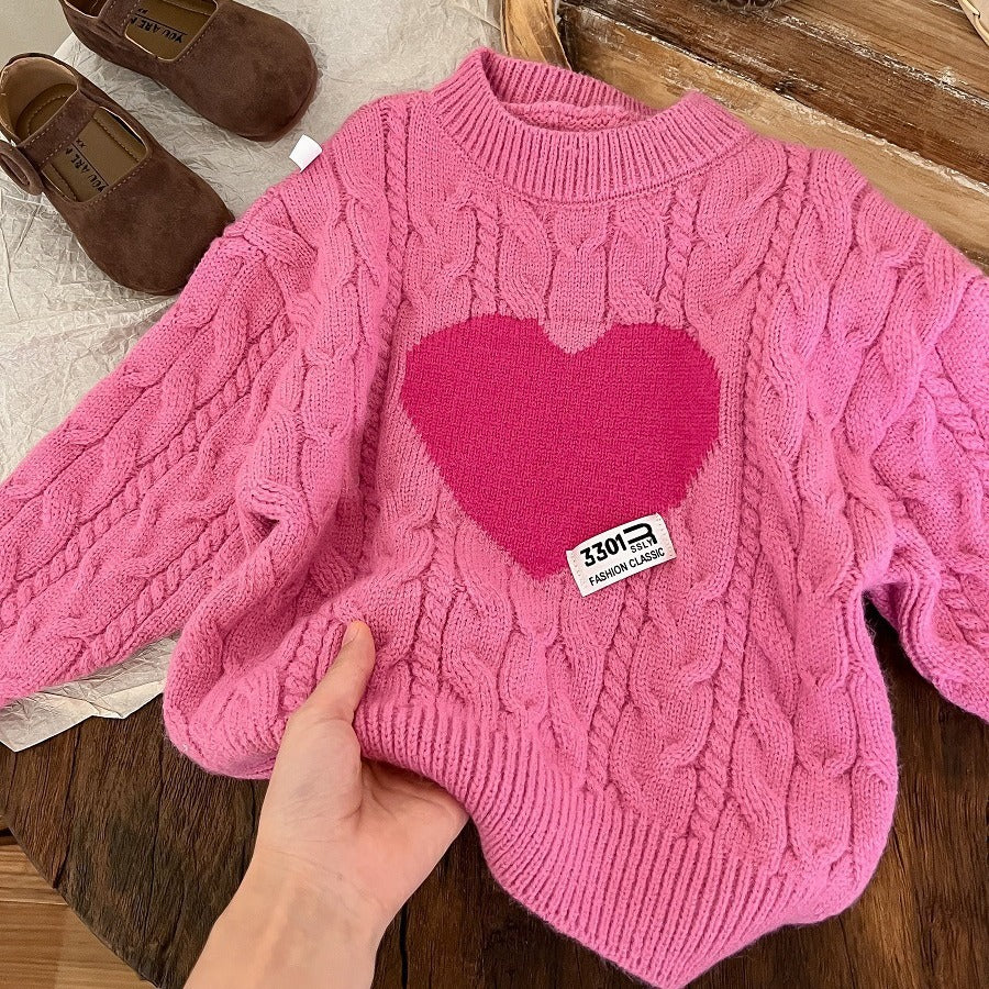 Blusa Infantil Feminina Inverno Amor