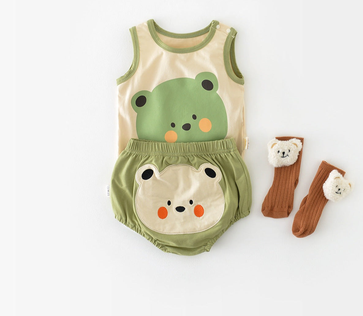 Conjunto Infantil Verão Ursinhos