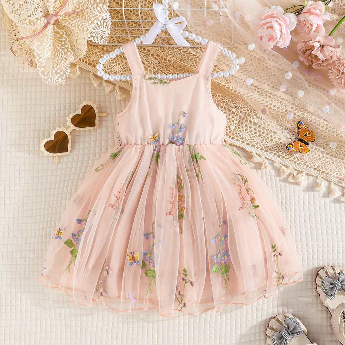 Vestido Infantil Lacinho Tule