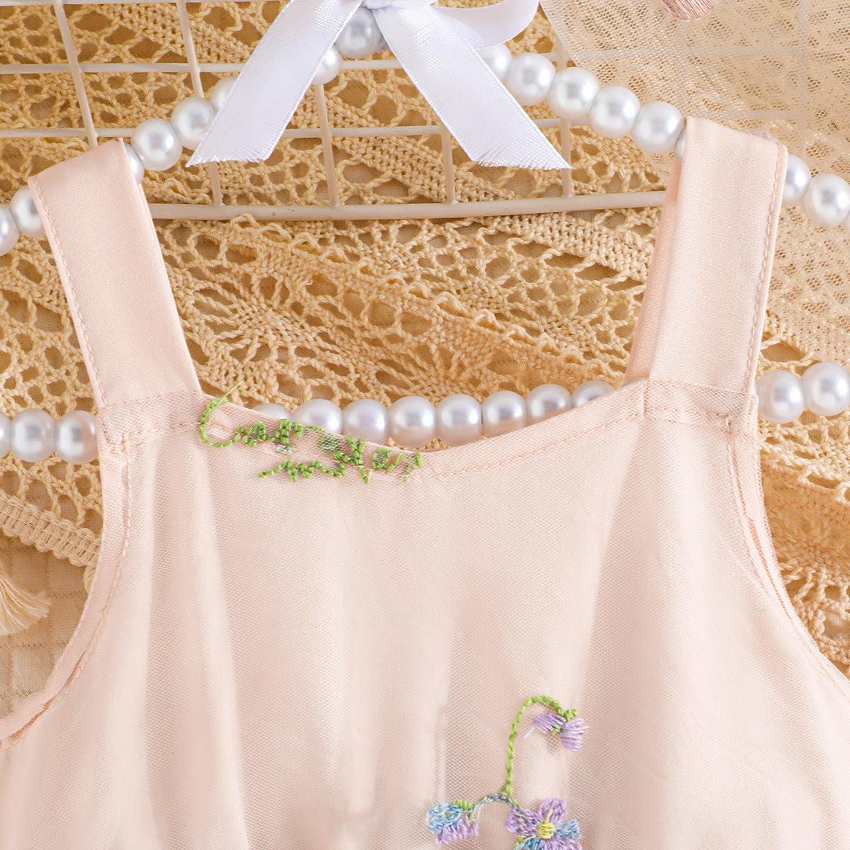 Vestido Infantil Lacinho Tule