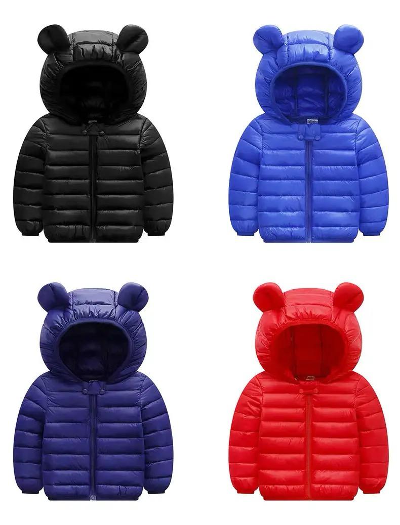 Jaqueta Infantil Inverno Puffer Orelhinhas