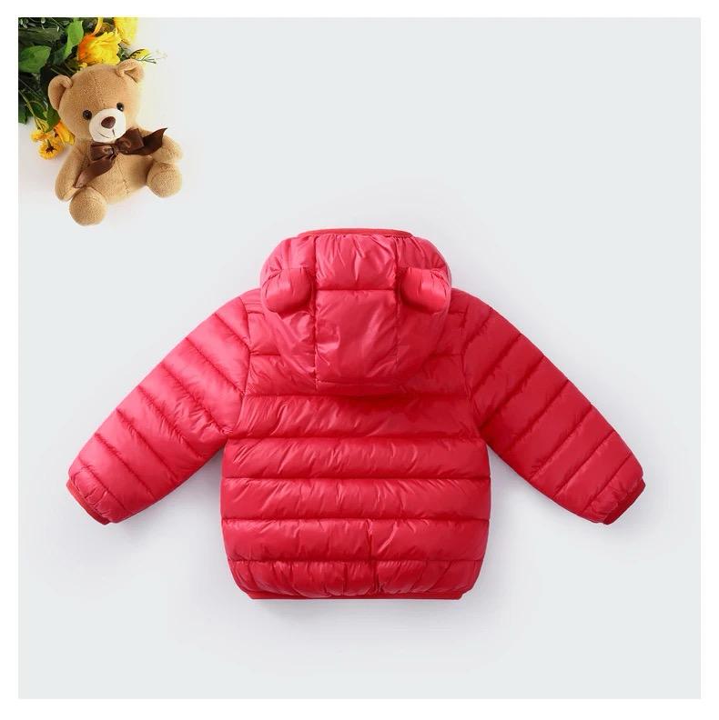 Jaqueta Infantil Inverno Puffer Orelhinhas