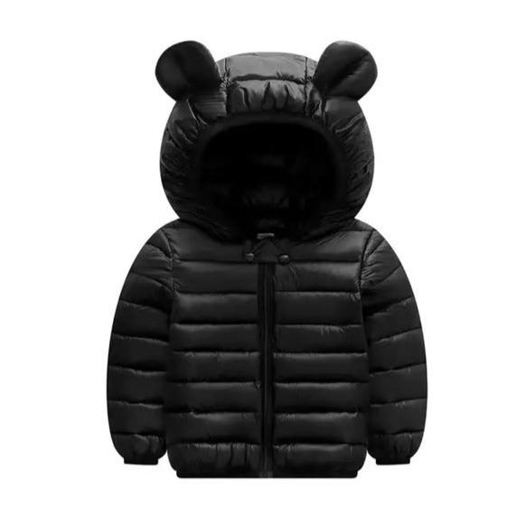 Jaqueta Infantil Inverno Puffer Orelhinhas