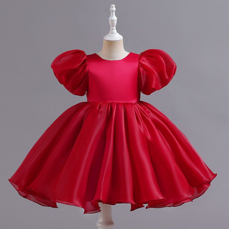 Vestido Infantil Bufante Natal