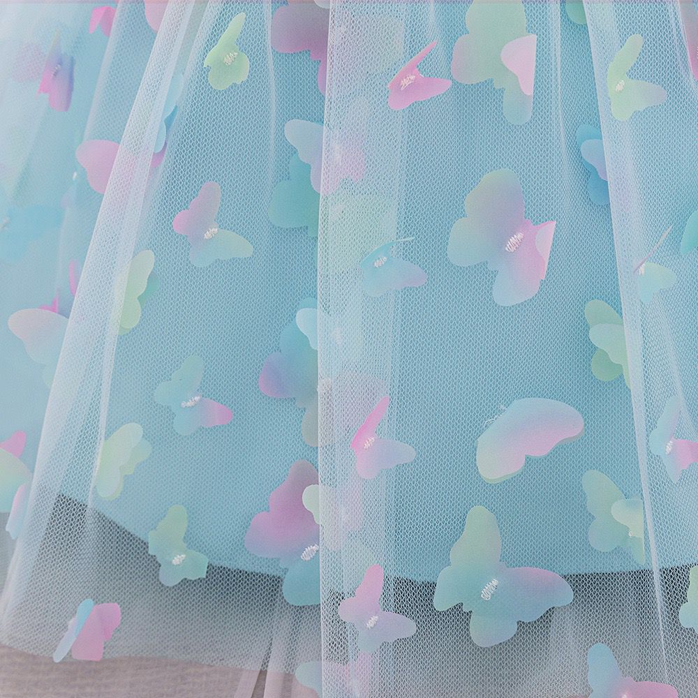 Vestido Infantil Tule Borboletinhas