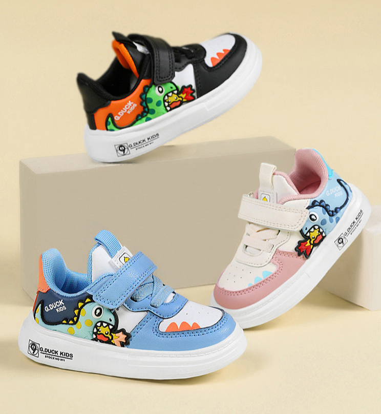 Tênis Infantil Velcro Dinossauro