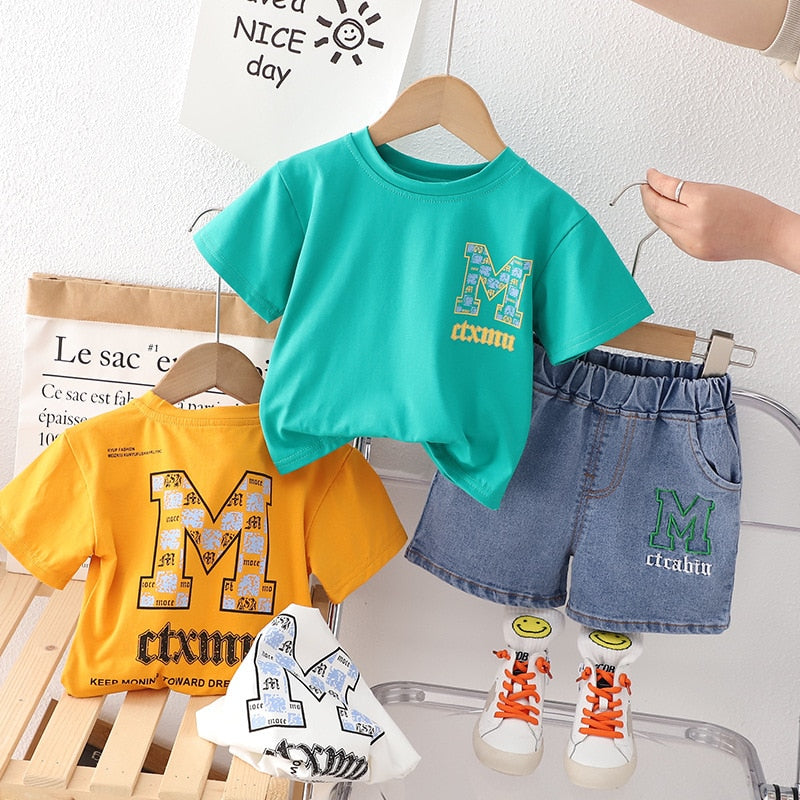 Conjunto Infantil Masculino M e Jeans