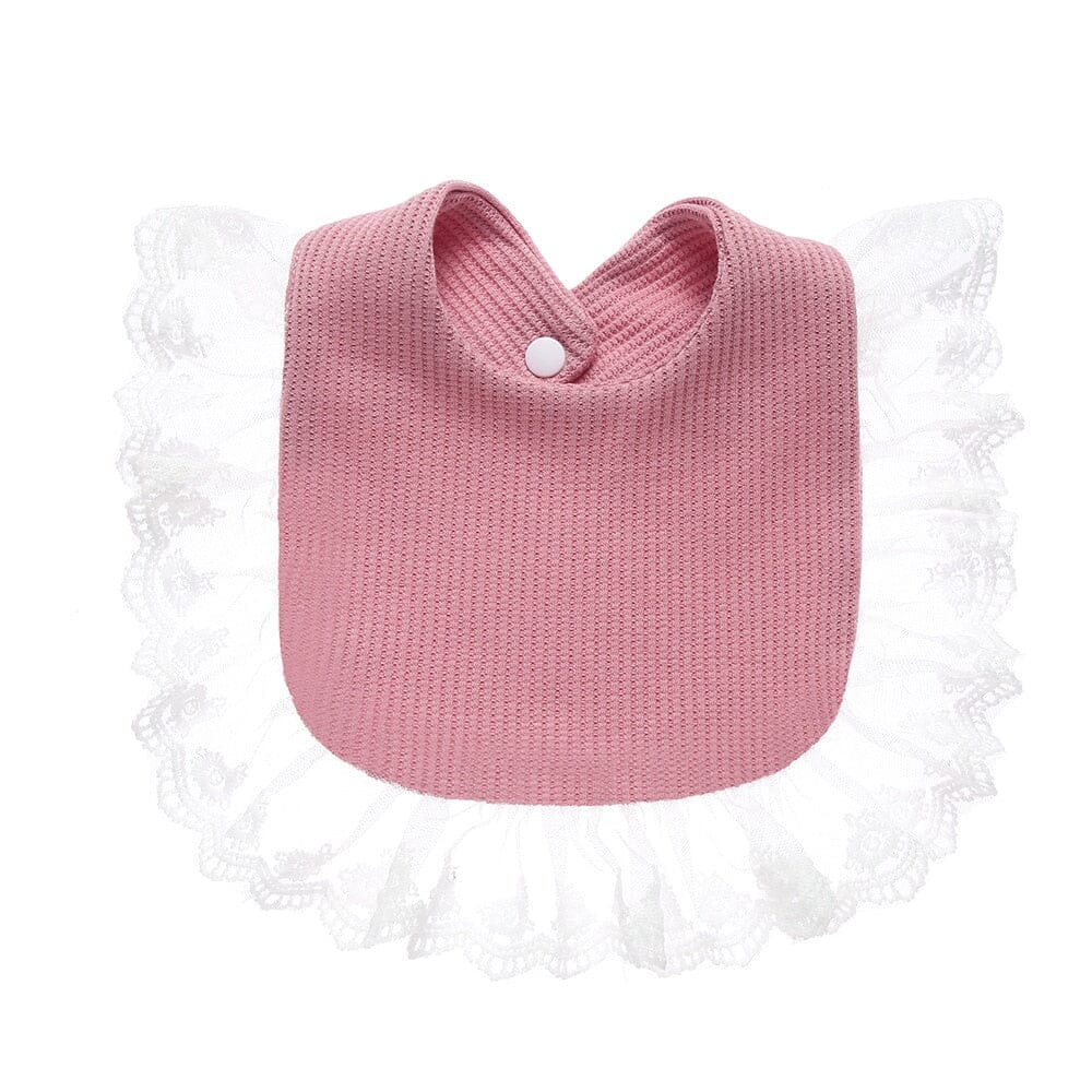 Babador Infantil Rendinha Loja Click Certo Rosa 