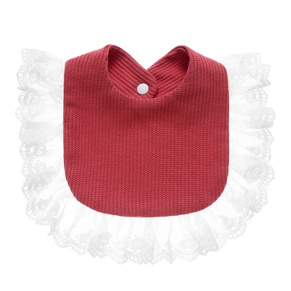 Babador Infantil Rendinha Loja Click Certo Vermelho 