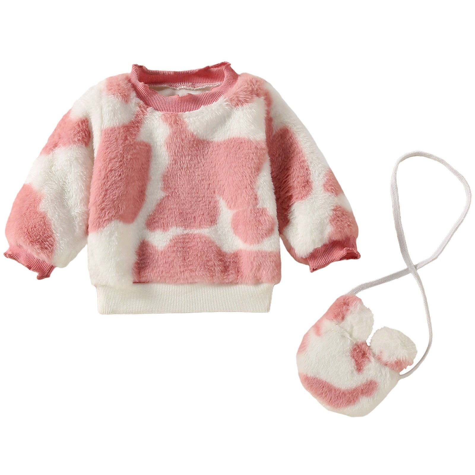 Blusa de Frio Infantil + Bolsinha Orelhinha blusa de frio Loja Click Certo 