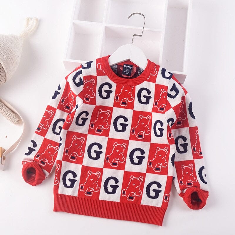 Blusa de Frio Infantil G Loja Click Certo Vermelho 3-4 Anos 