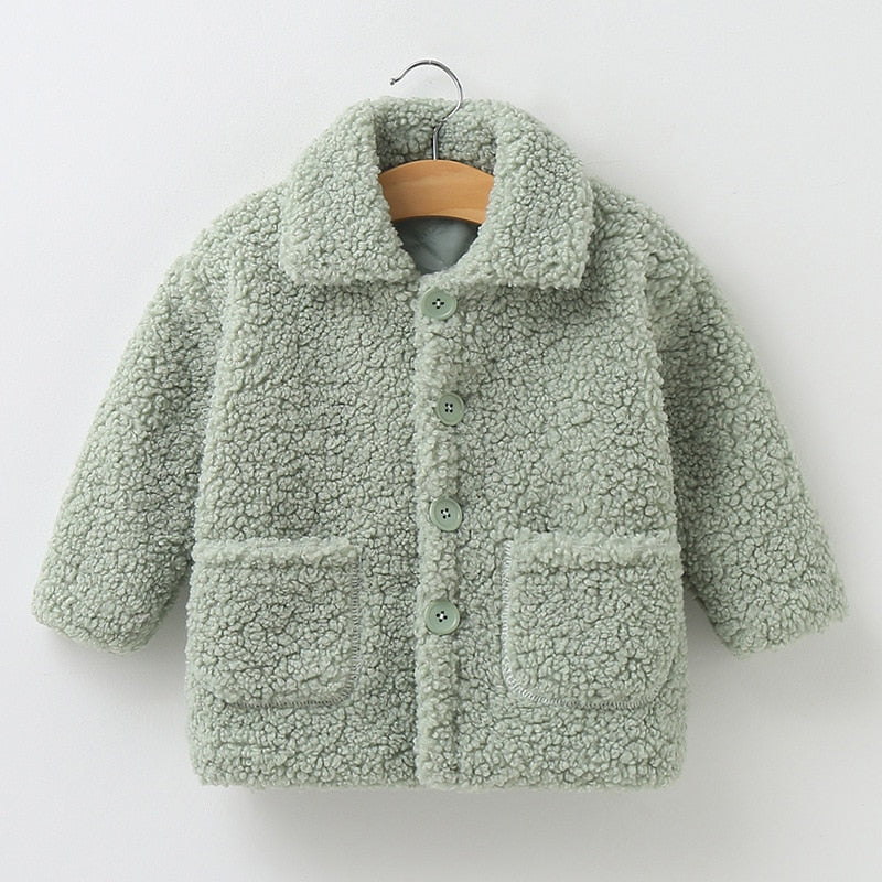 Blusa de Frio Infantil Lã blusa Loja Click Certo Verde 4-5 Anos 