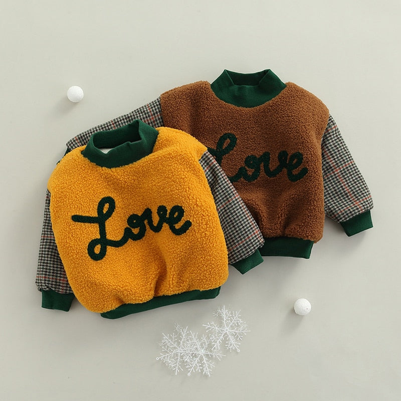 Blusa de Frio Infantil Love casaco Loja Click Certo 