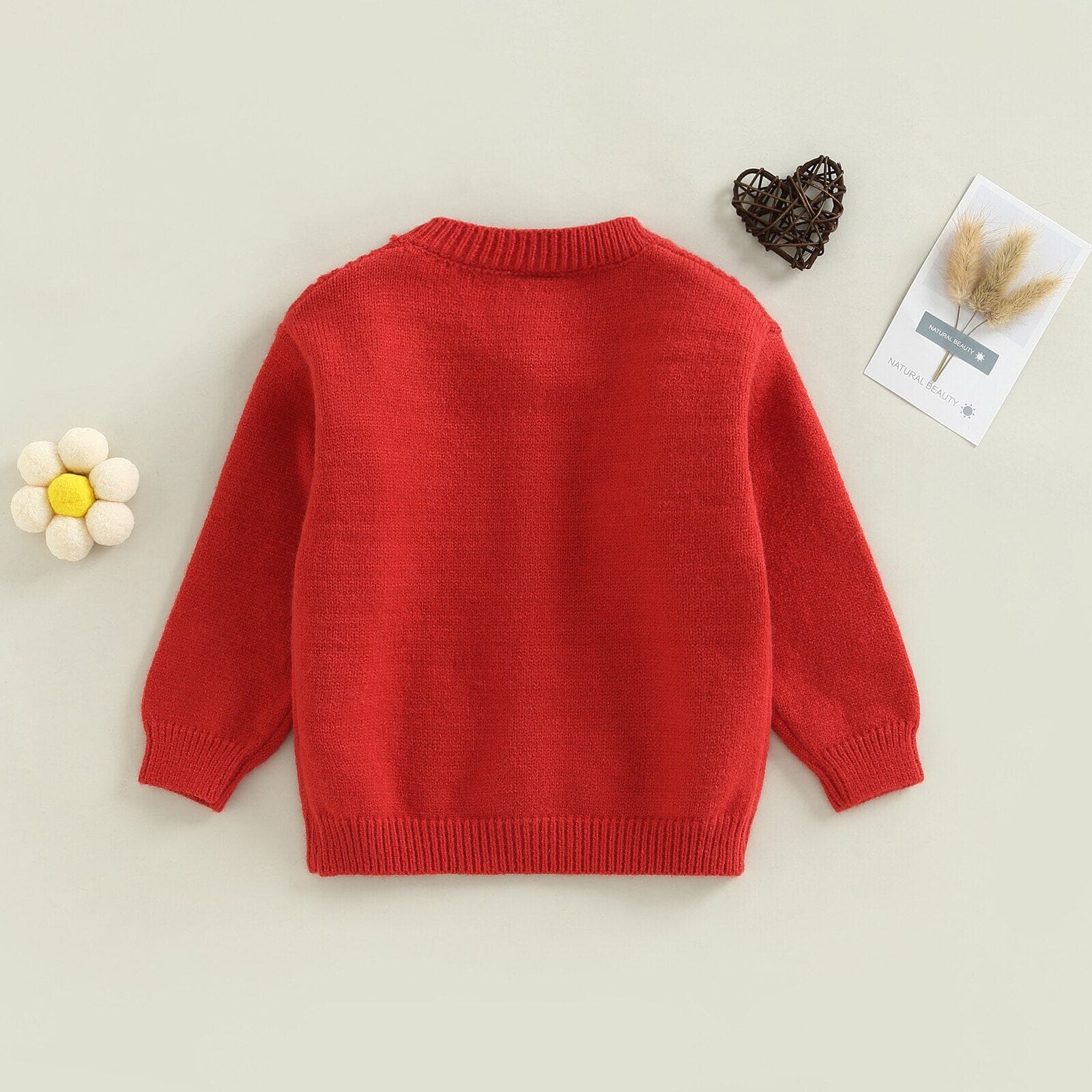 Blusa de Frio Infantil Vermelha Bolinhas Loja Click Certo 