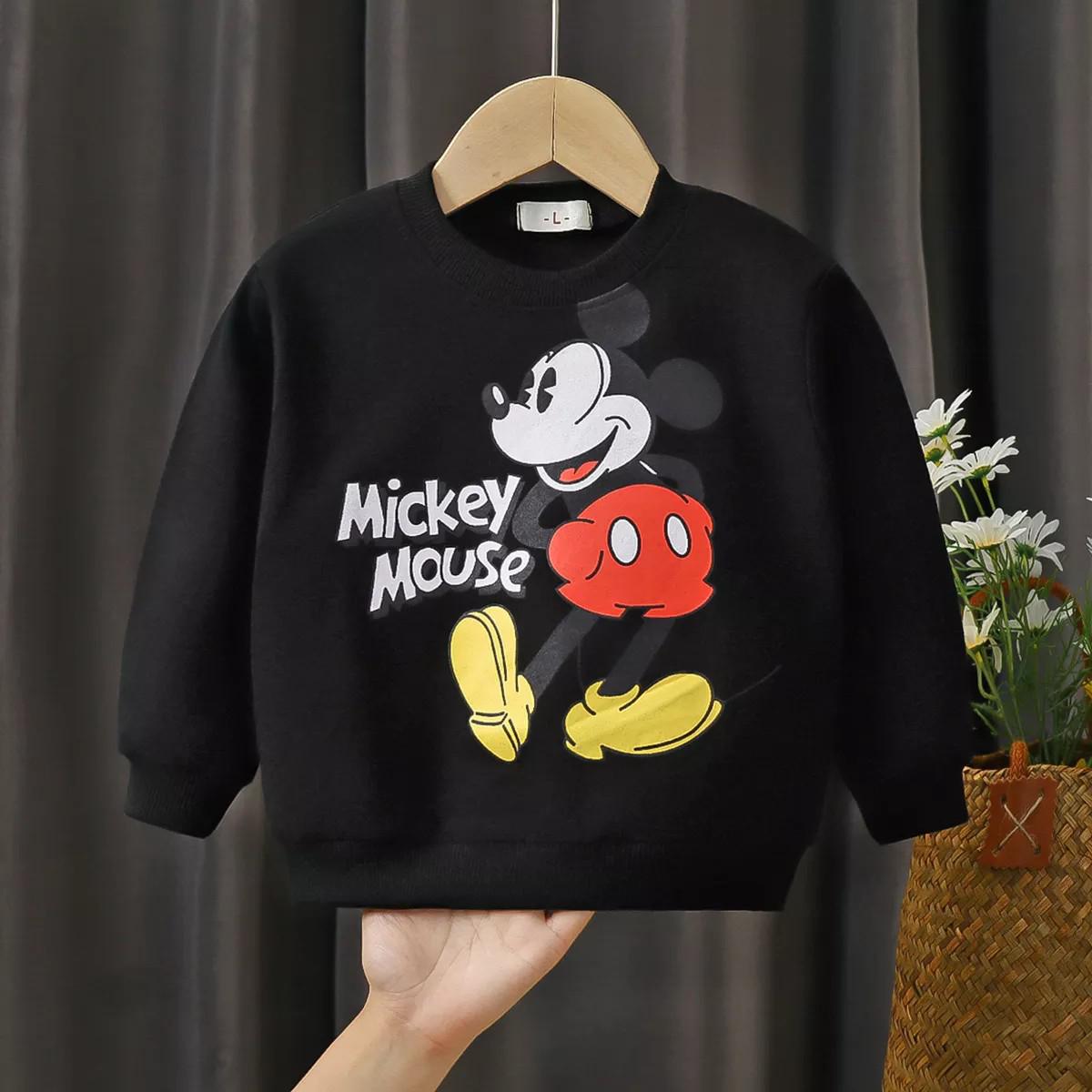 Blusa Infantil Disney BLUSA Loja Click Certo Preto Mickey 2-3 anos 