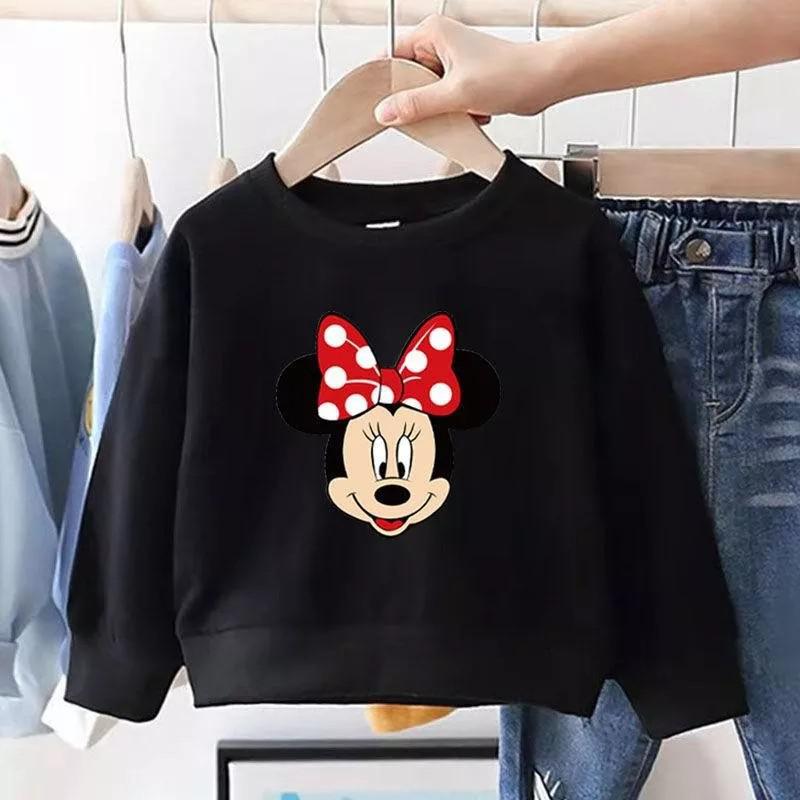 Blusa Infantil Disney BLUSA Loja Click Certo Preto Minnie 2-3 anos 