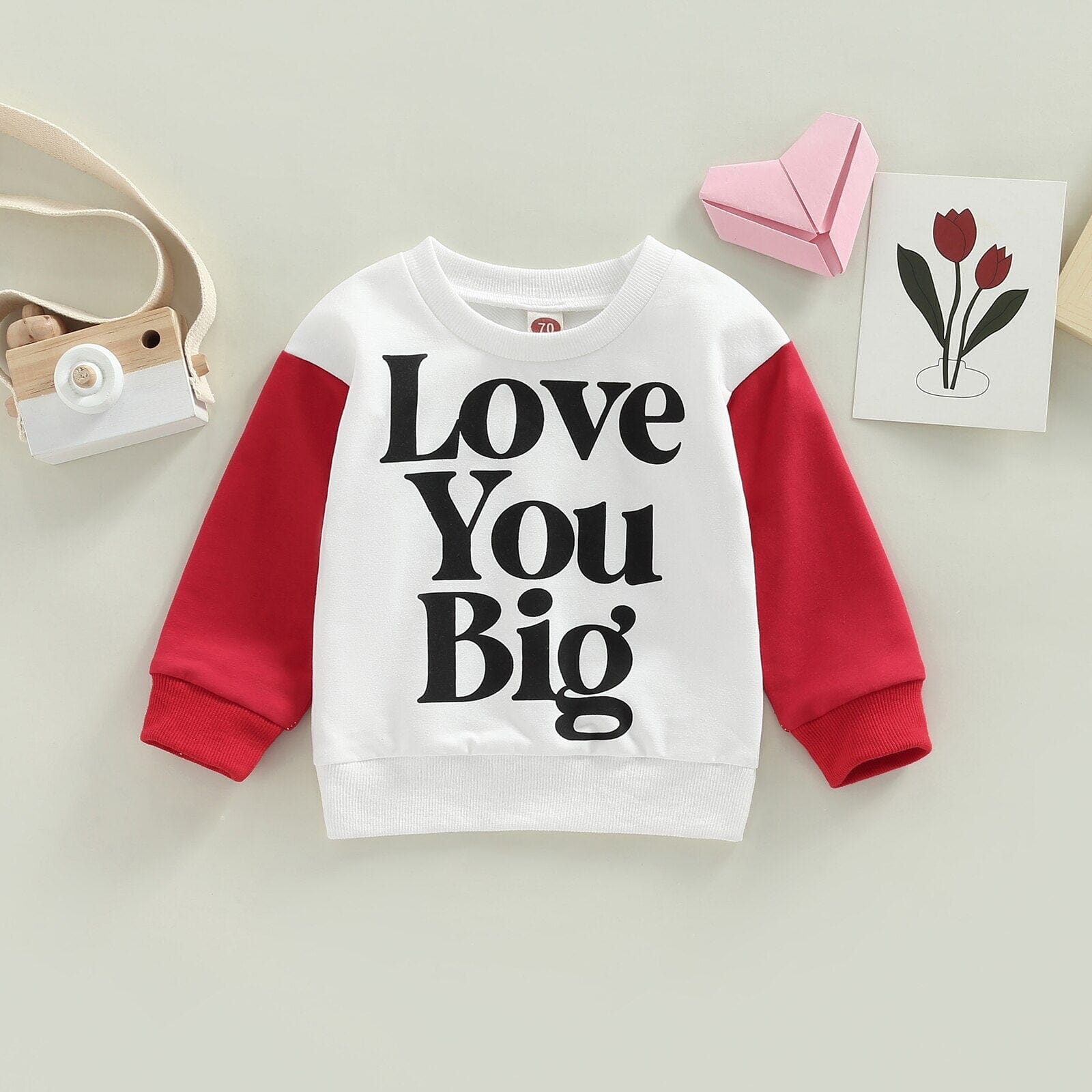 Body e Blusa Infantil "Te amo Muito" Loja Click Certo Body 0-6 meses 