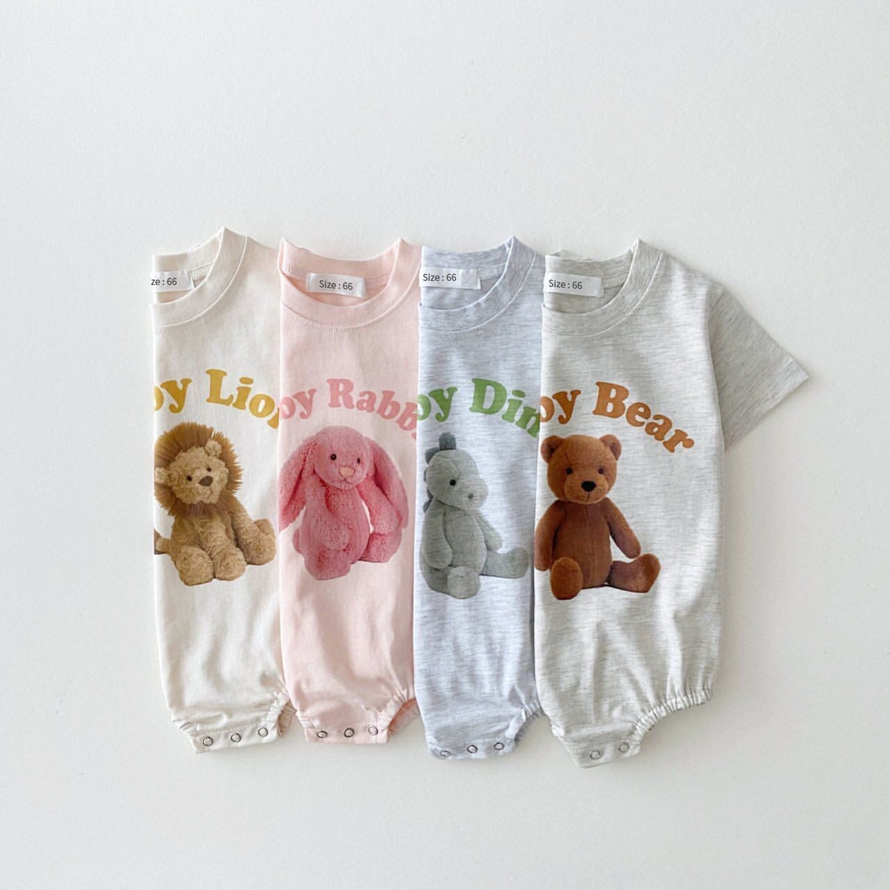 Body Infantil Animal Baby Loja Click Certo 