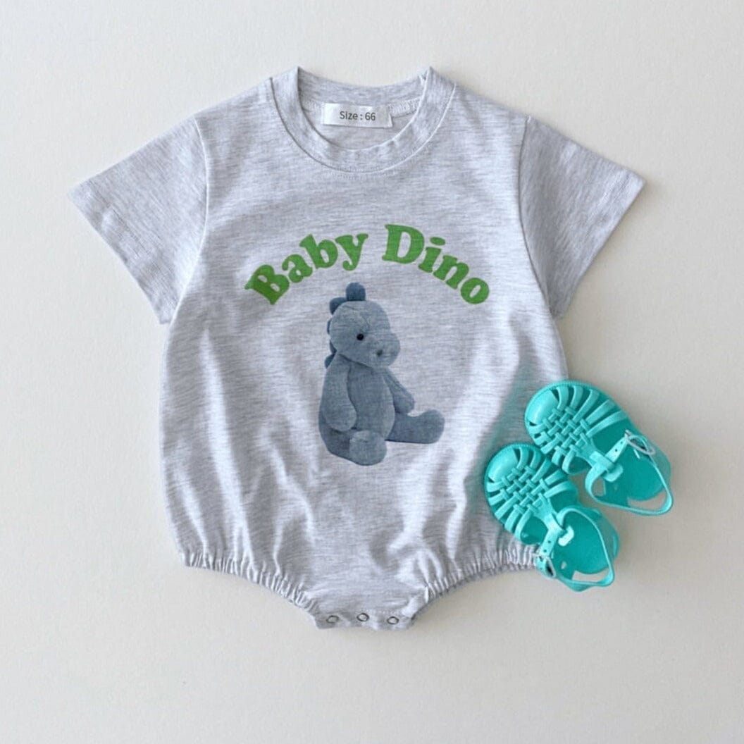 Body Infantil Animal Baby Loja Click Certo Dino 0-3 Meses 