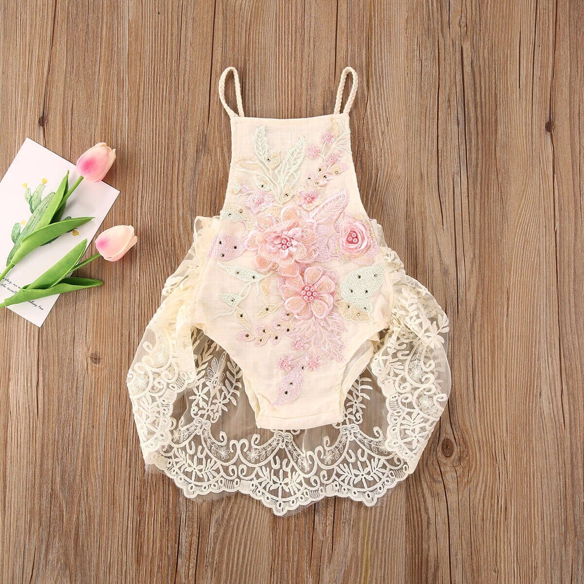 Body Infantil Bordado e Renda Loja Click Certo 