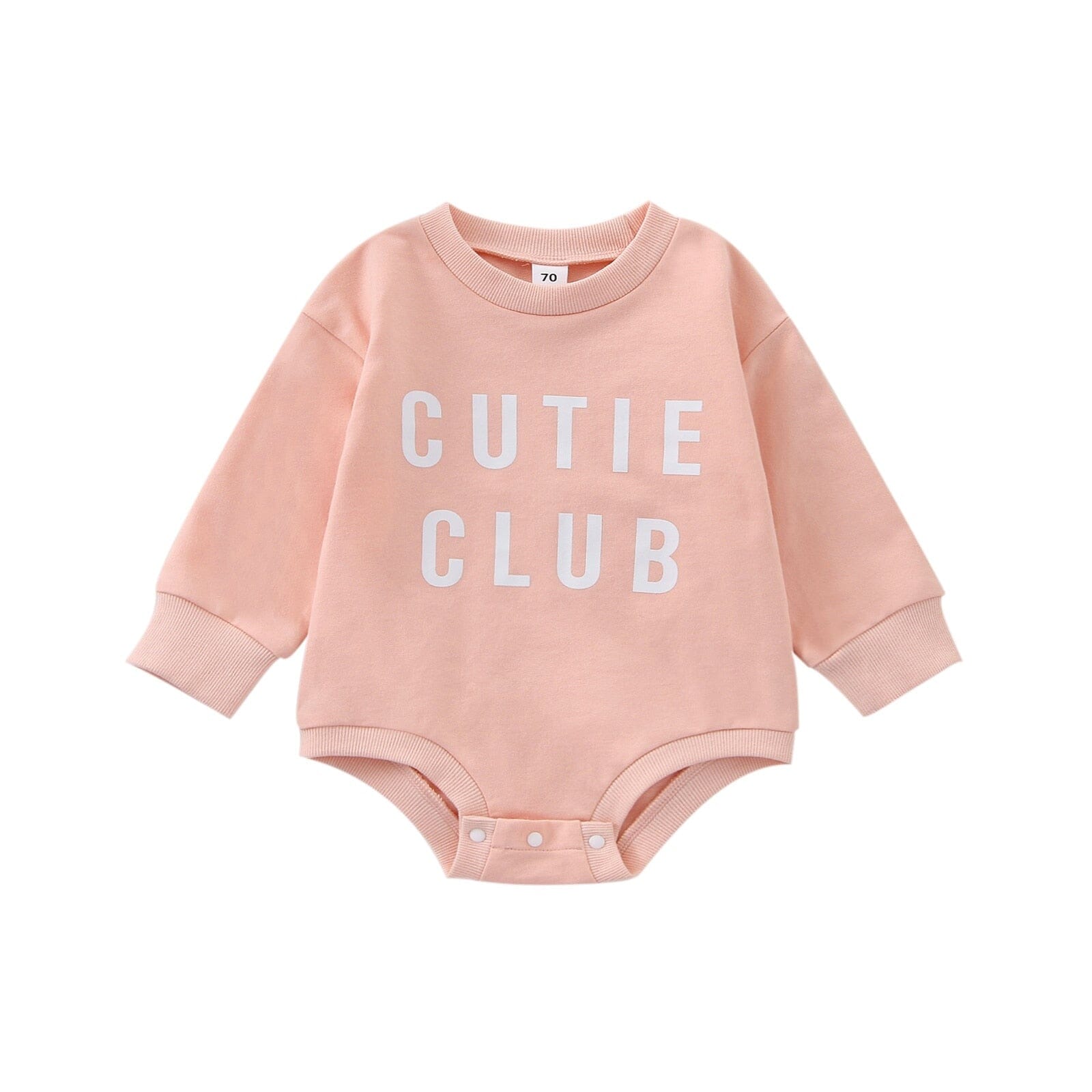 Body Infantil "Clube Fofo" Loja Click Certo Rosa 0-6 Meses 