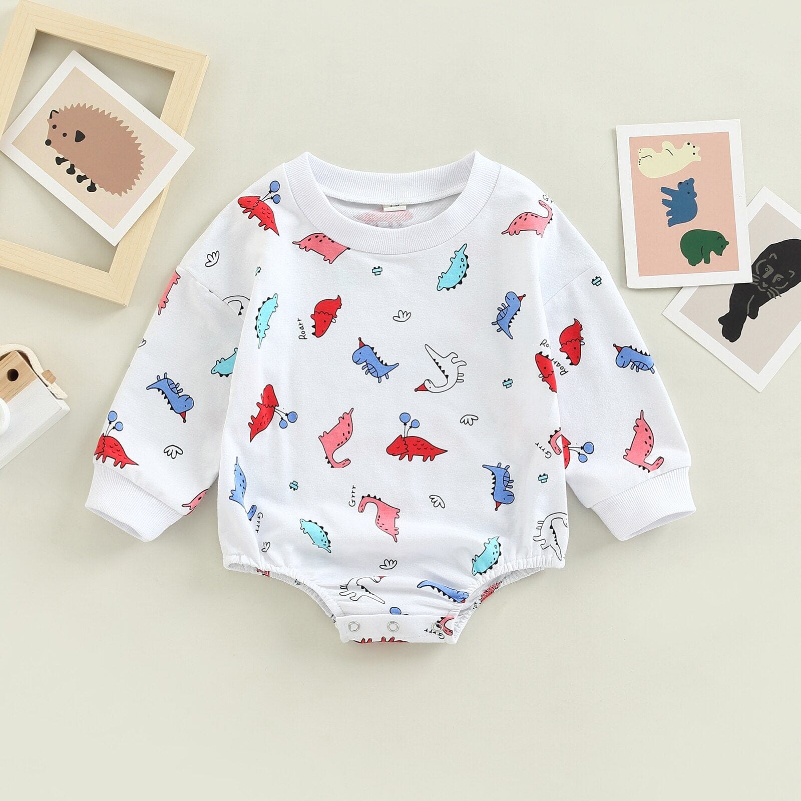 Body Infantil Dinos 0 Loja Click Certo 