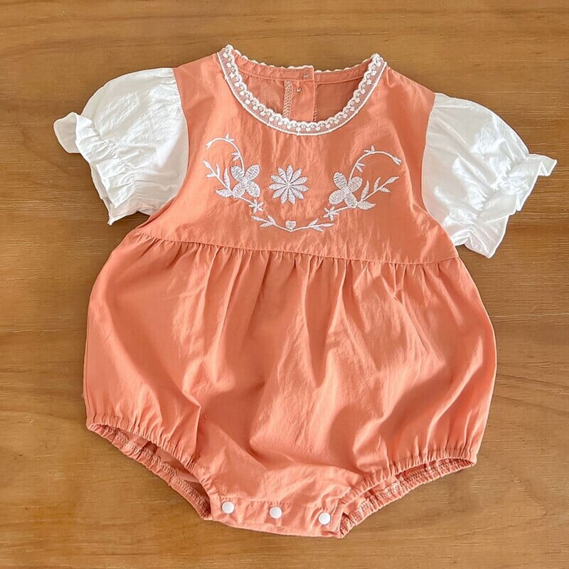 Body Infantil Feminino Bordado Loja Click Certo 