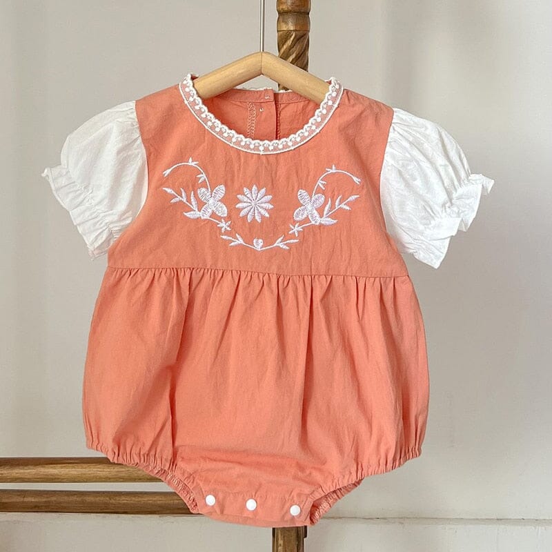 Body Infantil Feminino Bordado Loja Click Certo 