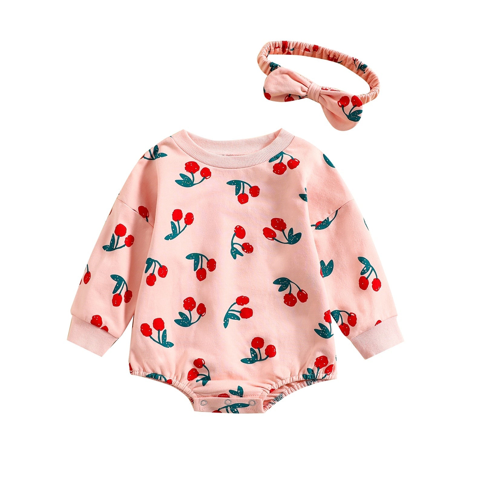 Body Infantil Feminino Cereja Loja Click Certo 