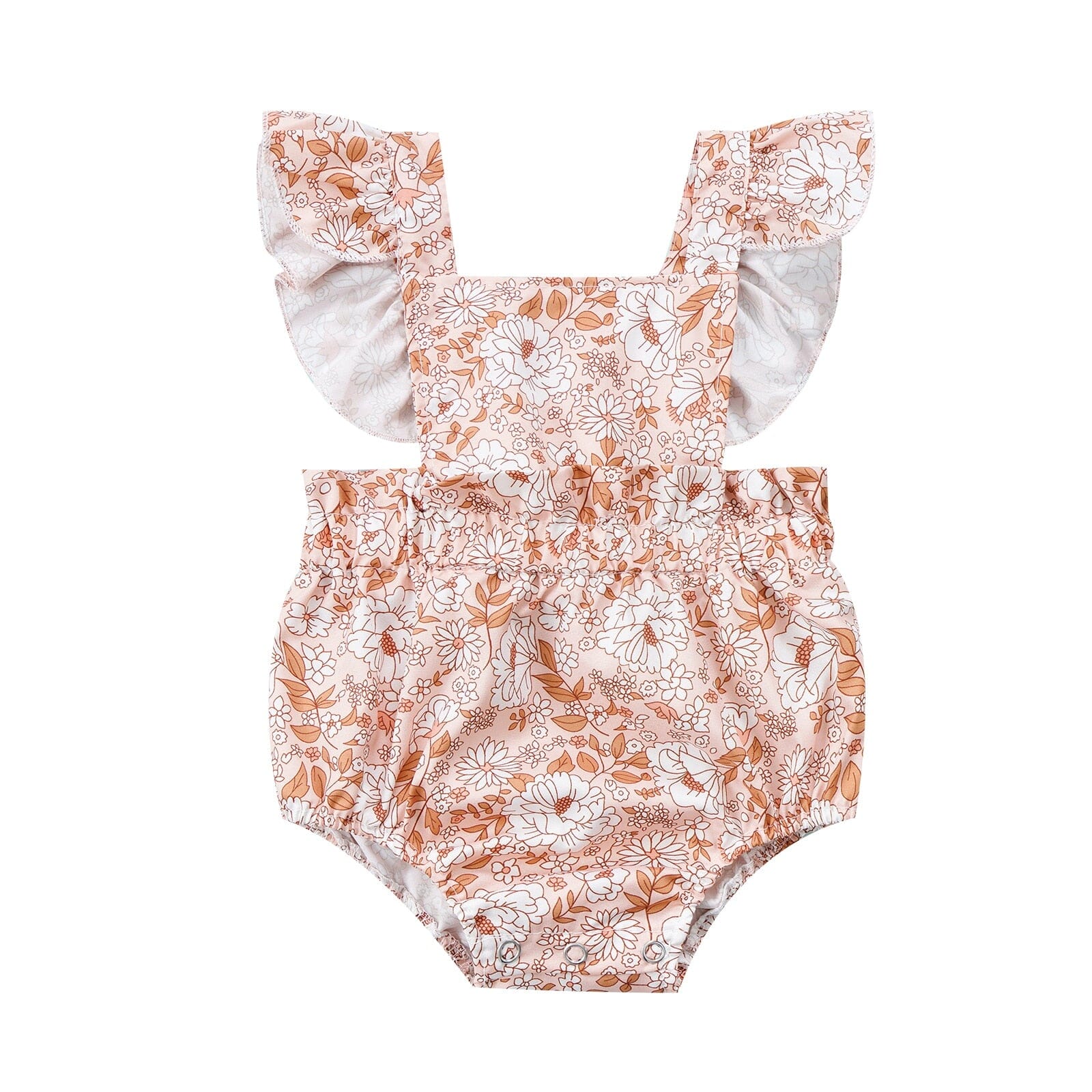 Body Infantil Feminino Concha/Floral Loja Click Certo Floral 0-6 Meses 